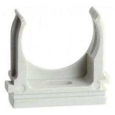 Крепёж-клипса для трубы D20мм серый U-Plast (100/3400)