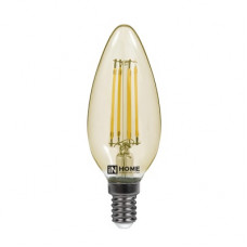 Лампа филамент свеча 5Вт Е14 4000К 450Лм InHome (10)
