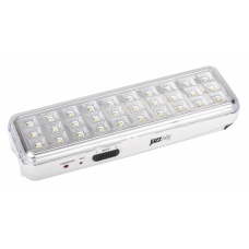 Светильник аварийный диодный Jazzway Accu9-L30 30LED 1200мАч AC/DC 120Лм (20)