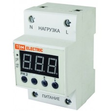 Реле контроля напряжения TDM РН2 40А 220В LED дисплей (50)
