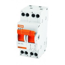 Переключатель TDM МП-63 2P 25А трехпозиционный (6)