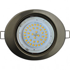 Светильник Ecola GX53 FT3238 светильник встр. без рефл. Эллипс сатин-хром 41x126x106
