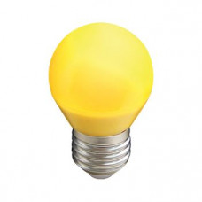 Лампа диодная шар G45 5Вт Е27 Ecola матовая жёлтый (10/100)