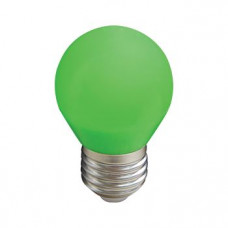 Лампа диодная шар G45 5Вт Е27 Ecola матовая зелёный (10/100)
