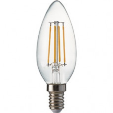 Лампа филамент свеча 6Вт Е14 2700К Ecola Premium (10/100)