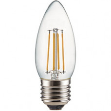 Лампа филамент свеча 6Вт Е27 2700К Ecola Premium (10/100)