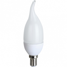 Лампа диодная свеча на ветру 8Вт Е14 2700К Ecola (10/100)