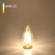Лампа филамент свеча 7Вт Е27 4200K Elektrostandard (100)