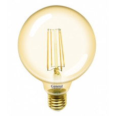 Лампа филамент шар G95 10Вт Е27 2700К 1025Лм General (10)
