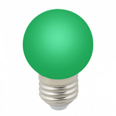 Лампа диодная Volpe G45 1Вт зеленый Е27 120Лм Шарик (100)