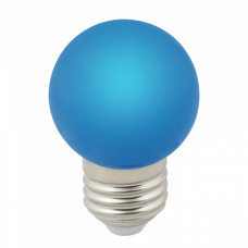 Лампа диодная Volpe G45 1Вт синий Е27 120Лм Шарик (100)