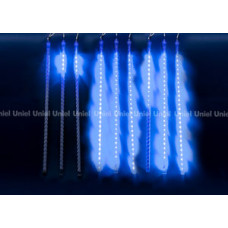 Занавес Uniel ULD-E1505-336 336LED Звездный дождь синий 1,5х0,5м 6 подвес. соед. IP44 (10)