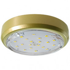 Светильник точечный накладной GX53 золото Ecola 5356 легкий (10/50)
