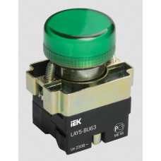 Лампа индикаторная IEK LAY5-BU63 зеленый (20)