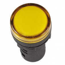 Лампа индикаторная IEK AD-22DS(LED) желтый 36В (10)