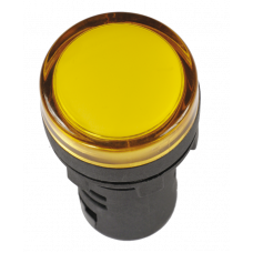 Лампа индикаторная IEK AD-22DS(LED) желтый 24В (10)