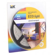 Лента диодная 12В IP20 7.2Вт/м RGB 5050 30LED/м 5м IEK (20)