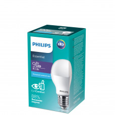 Лампа диодная A60 9Вт Е27 6500К 900Лм Philips Essential (12)