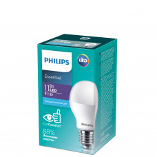 Лампа диодная A60 11Вт Е27 6500К 1230Лм Philips Essential (12)