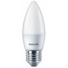 Лампа диодная свеча 6.5Вт Е27 4000К 620Лм Philips Essential матовая (12)