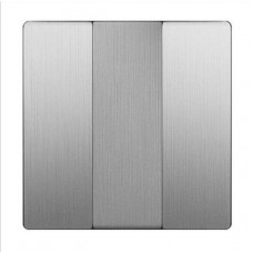 Клавиши Werkel для 3кл выкл серебряный рифлёный (10)