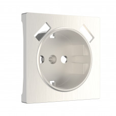 Накладка Werkel 1-ая+USBx2 с заземлением перламутровый рифленый (10)