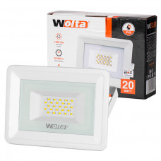 Прожектор диодный 20Вт 5500К 1700Лм IP65 Wolta WFL-06 белый (20)*
