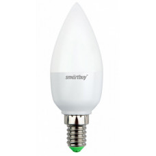 Лампа диодная свеча 7Вт Е14 4000К 550Лм SmartBuy (200)*