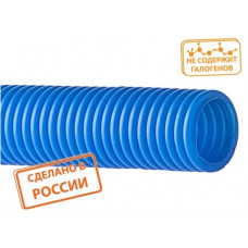 Труба гофрированная ПНД 20мм синий TDM (100)