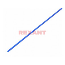Трубка термоусадочная ТУТ 1/0.5мм синий 1м Rexant (50)