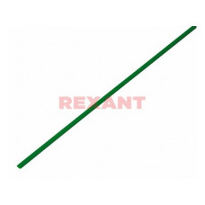 Трубка термоусадочная ТУТнг 2/1мм зеленый 1м Rexant (50)