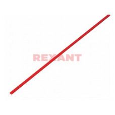 Трубка термоусадочная ТУТнг 1.5/0.75мм красный Rexant 1м (50)