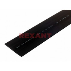 Трубка термоусадочная ТУТнг 100/50 чёрный Rexant 1м (10)