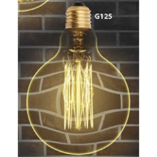 Лампа накаливания шар G125 60Вт Е27 Uniel Vintage Golden (20)