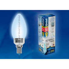 Лампа диодная свеча 5Вт Е14 4500К 410Лм Uniel (10)