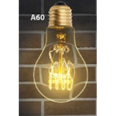 Лампа накаливания A60 60Вт Е27 Uniel Vintage Golden (100)