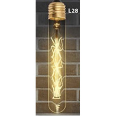 Лампа накаливания цилиндр L28A 60Вт Е27 Uniel Vintage Golden (100)
