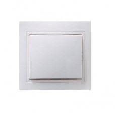 Выключатель IEK Кварта 1кл. белый керамика (10/200)
