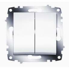 Модуль выключателя ABB Cosmo 2кл. белый (12)