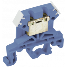 Зажим наборный IEK 4мм (JXB35А) синий (60)